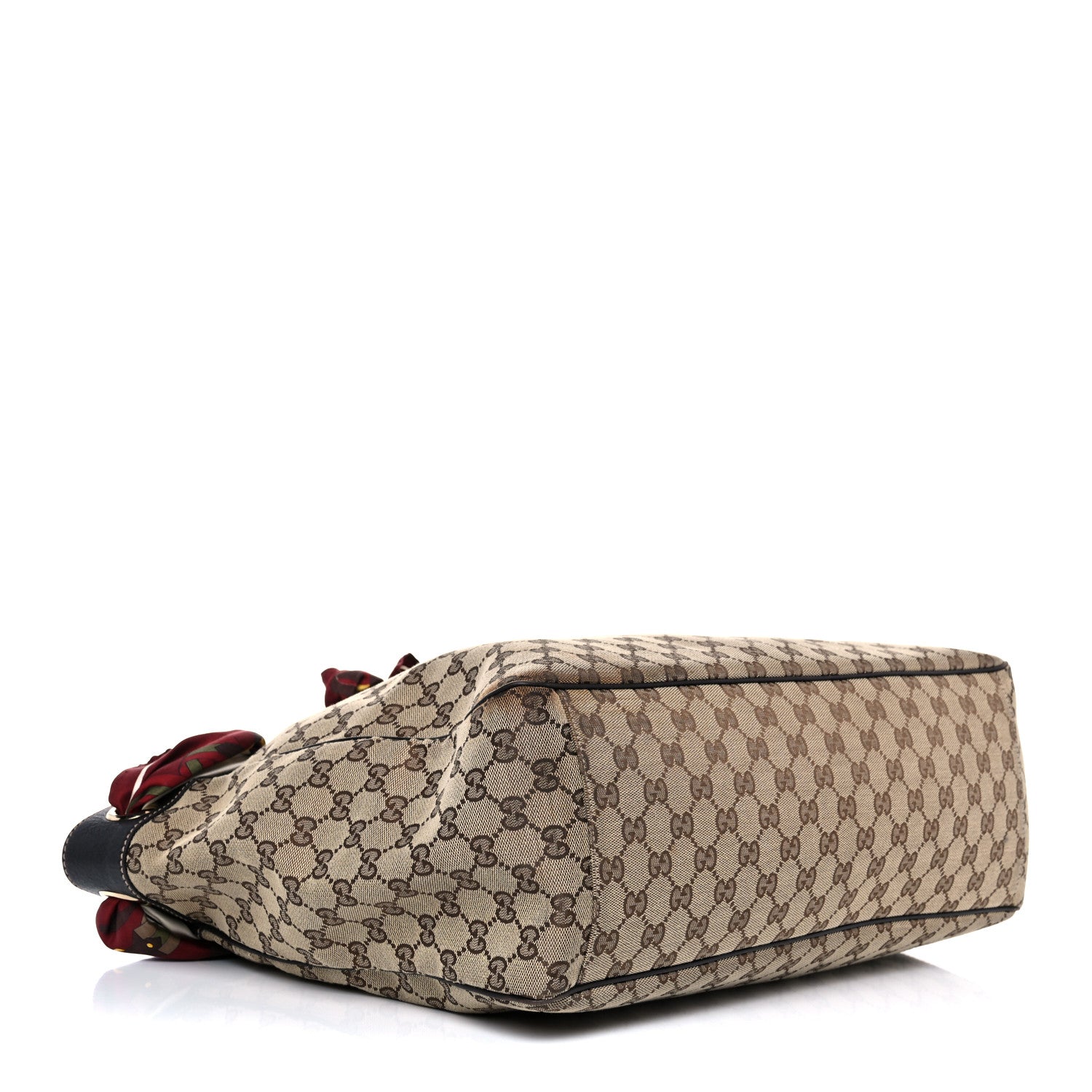 Gucci Monogram Large Positano Tote Brown 4 of 21