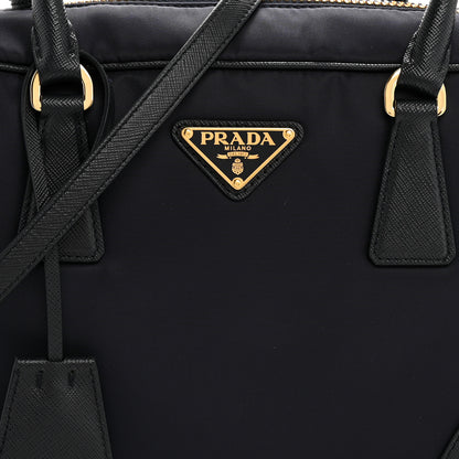 Prada Re-Nylon Saffiano Medium Re-Edition 1978 Two Handle Bag Bleu 8 of 11