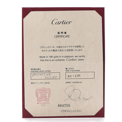 Cartier 18K Pink Gold Diamond 4mm LOVE Wedding Band Ring 45 3.5 5 of 5