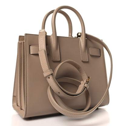 Saint Laurent Calfskin Nano Sac De Jour Beige 3 of 10