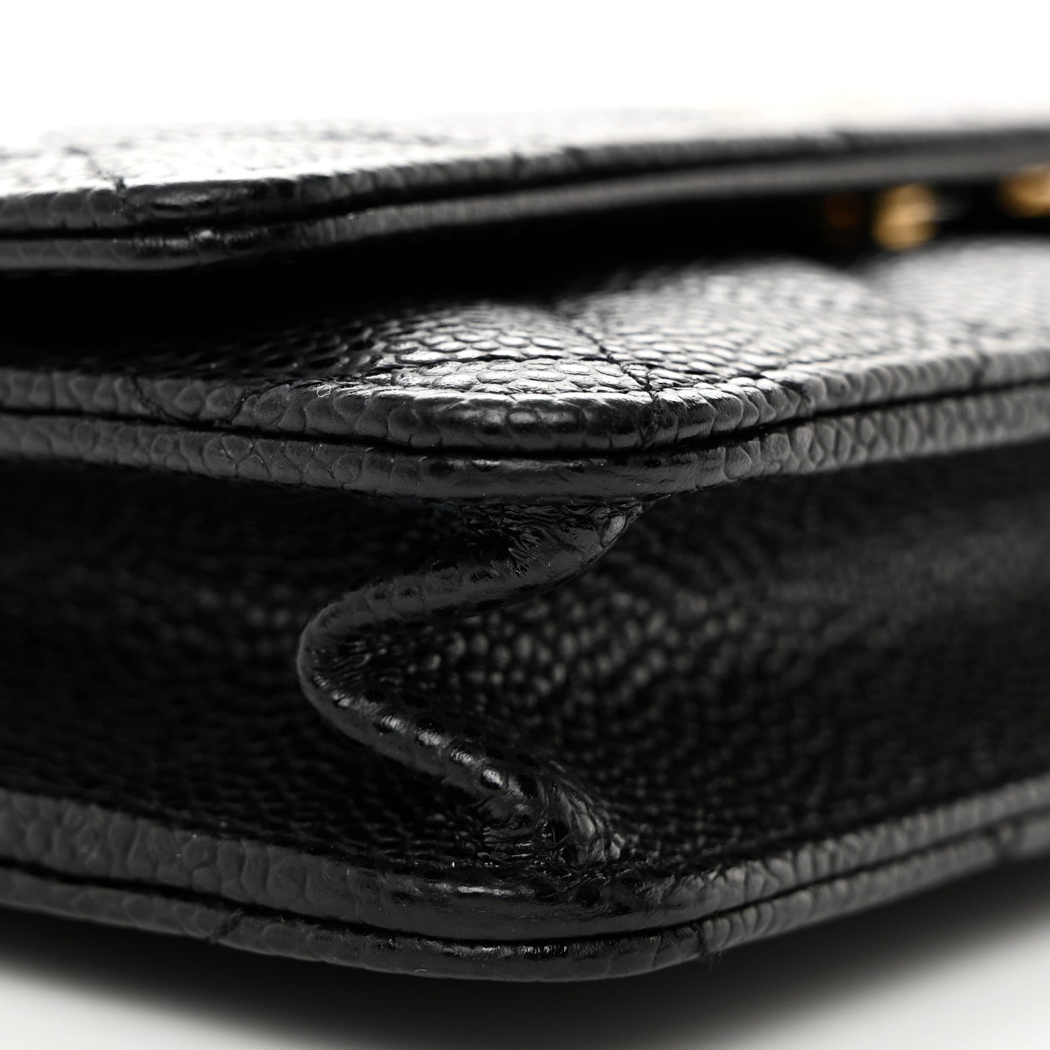 Chanel Caviar Quilted Wallet on Chain WOC Black 9 of 11