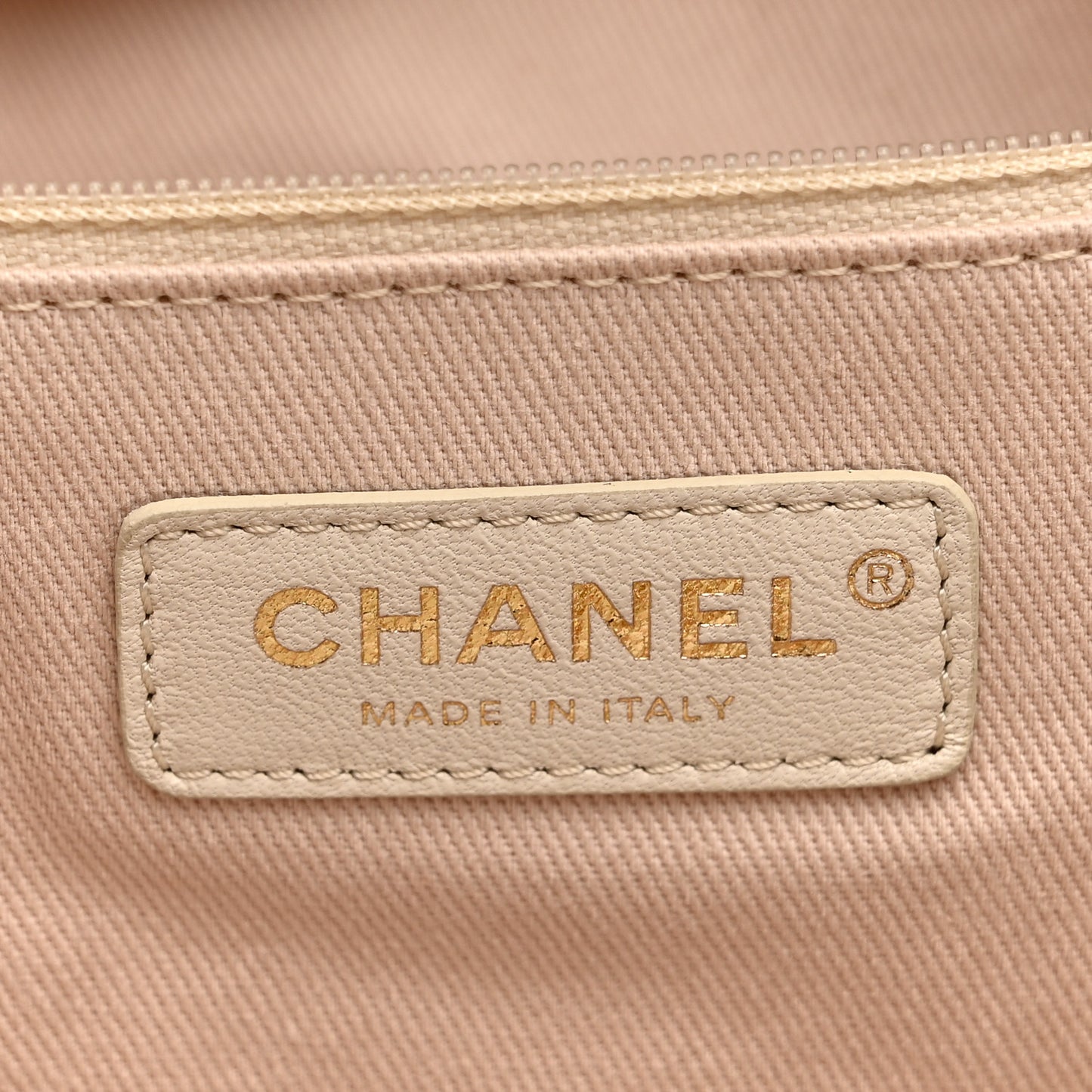 Canvas Medium Deauville Tote Light Beige