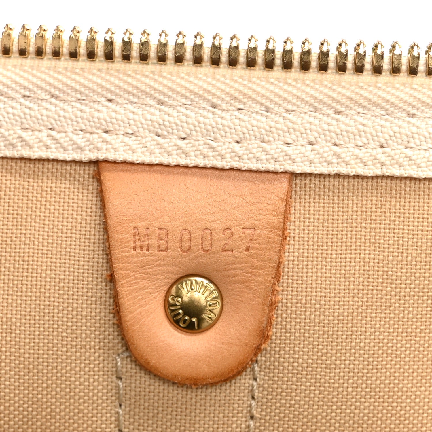 Louis Vuitton Damier Azur Keepall 50 6 of 9