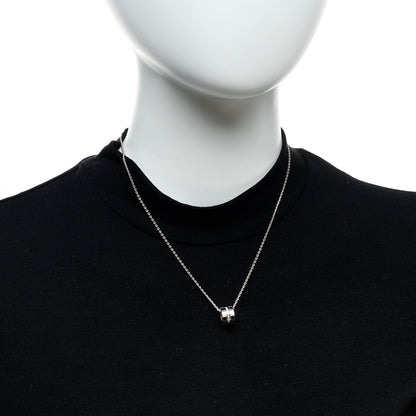 Chopard 18K White Gold Diamond Ice Cube Pendant Necklace 2 of 6