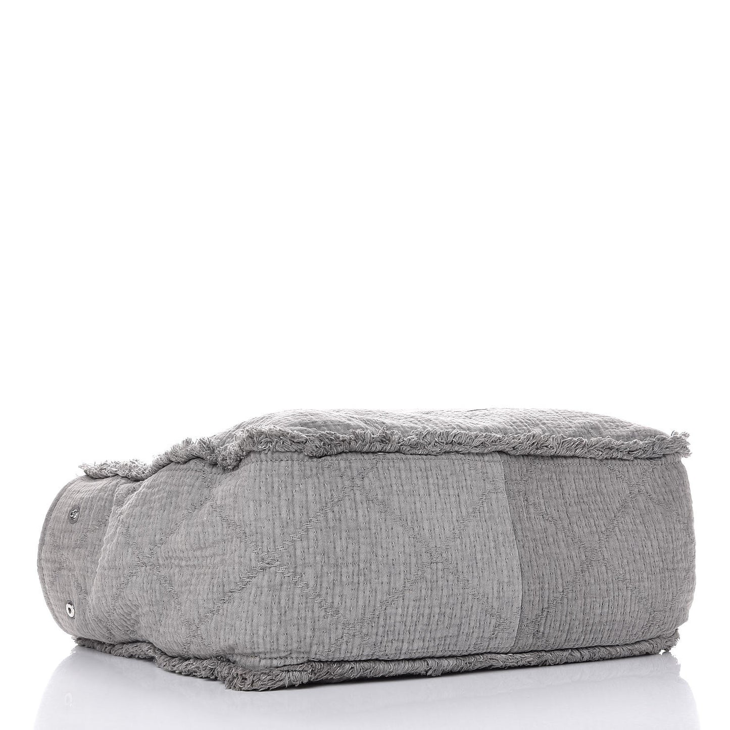 Canvas Extra Large Double Face Shopping Tote Grey