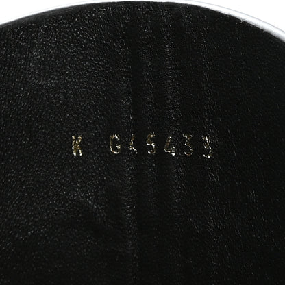 Chanel Calfskin Cap Toe CC Riding Boots 39.5 Black 7 of 8