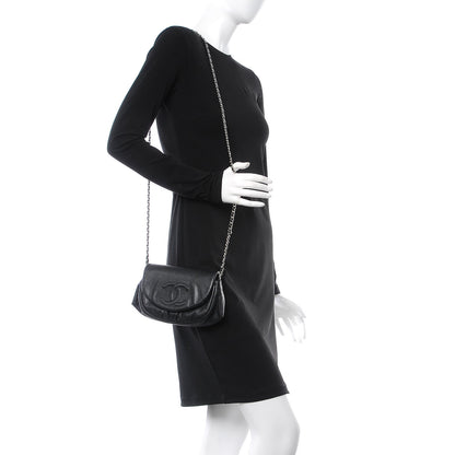Chanel Caviar Half Moon Wallet On Chain WOC Black 2 of 8