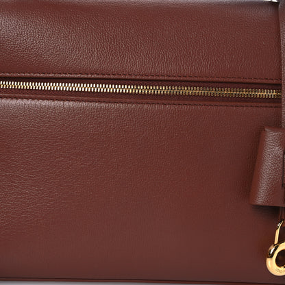 Loro Piana Grained Calfskin Extra Bag L27 Burnt Tan 7 of 10