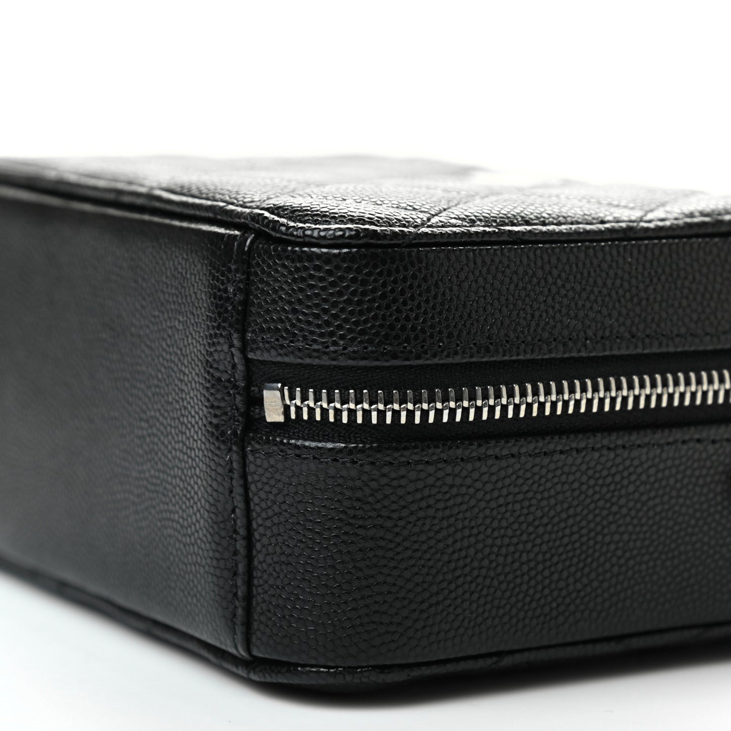 Caviar Quilted Camera Bag Black