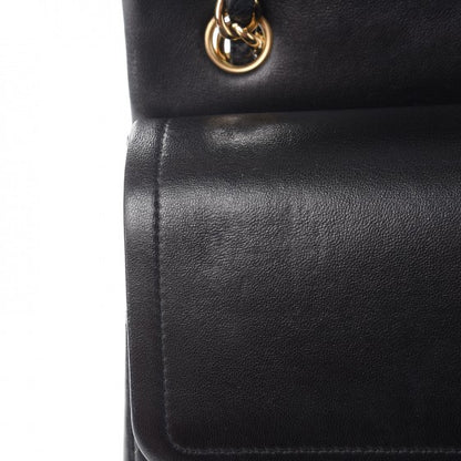 Chanel Lambskin Quilted Jumbo Double Flap Black 6 of 9