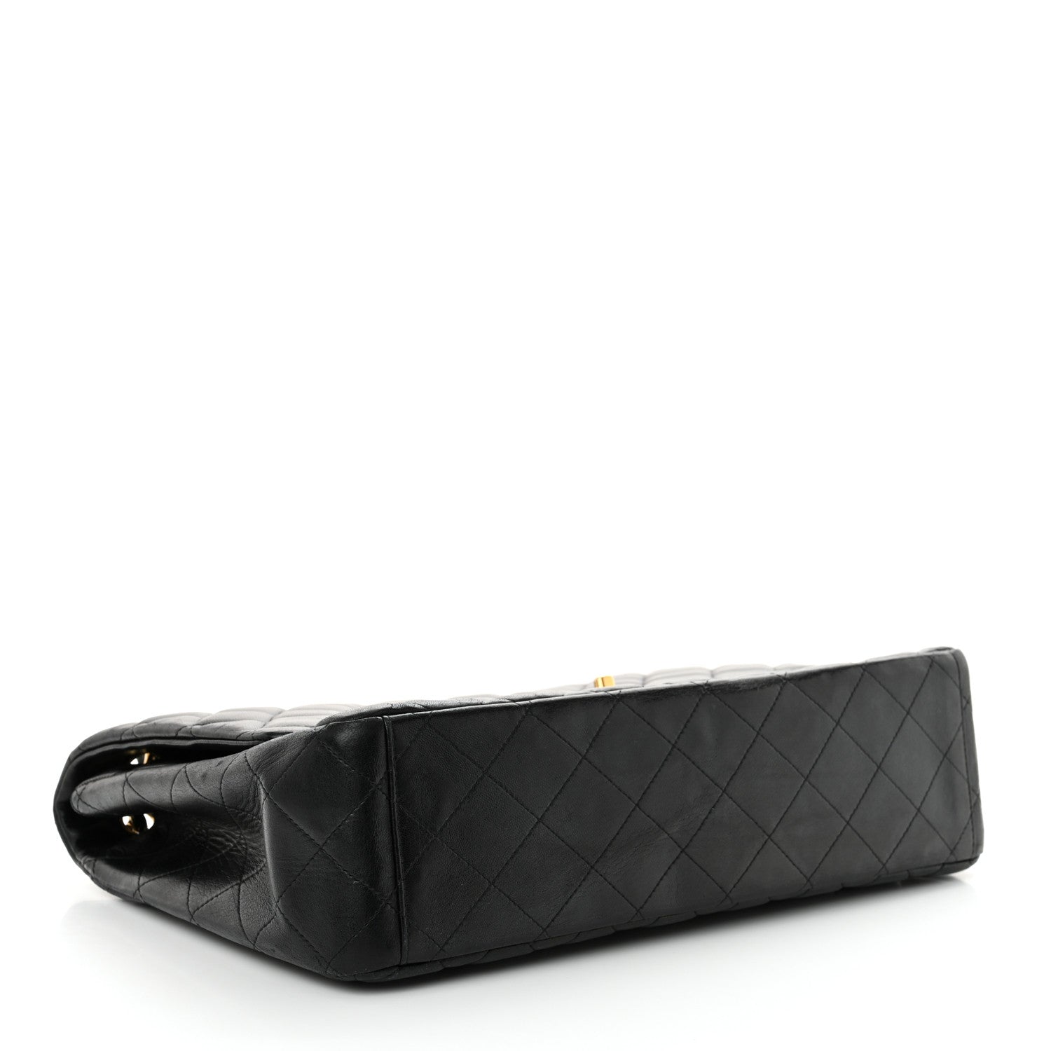 Chanel Lambskin Quilted Maxi Single Flap Black 4 of 12