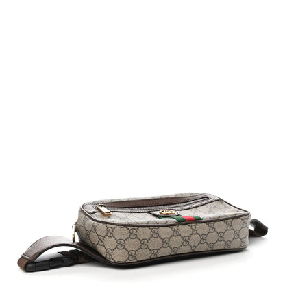 Gucci Soft GG Supreme Monogram Medium Ophidia Belt Bag Dark Brown 4 of 10