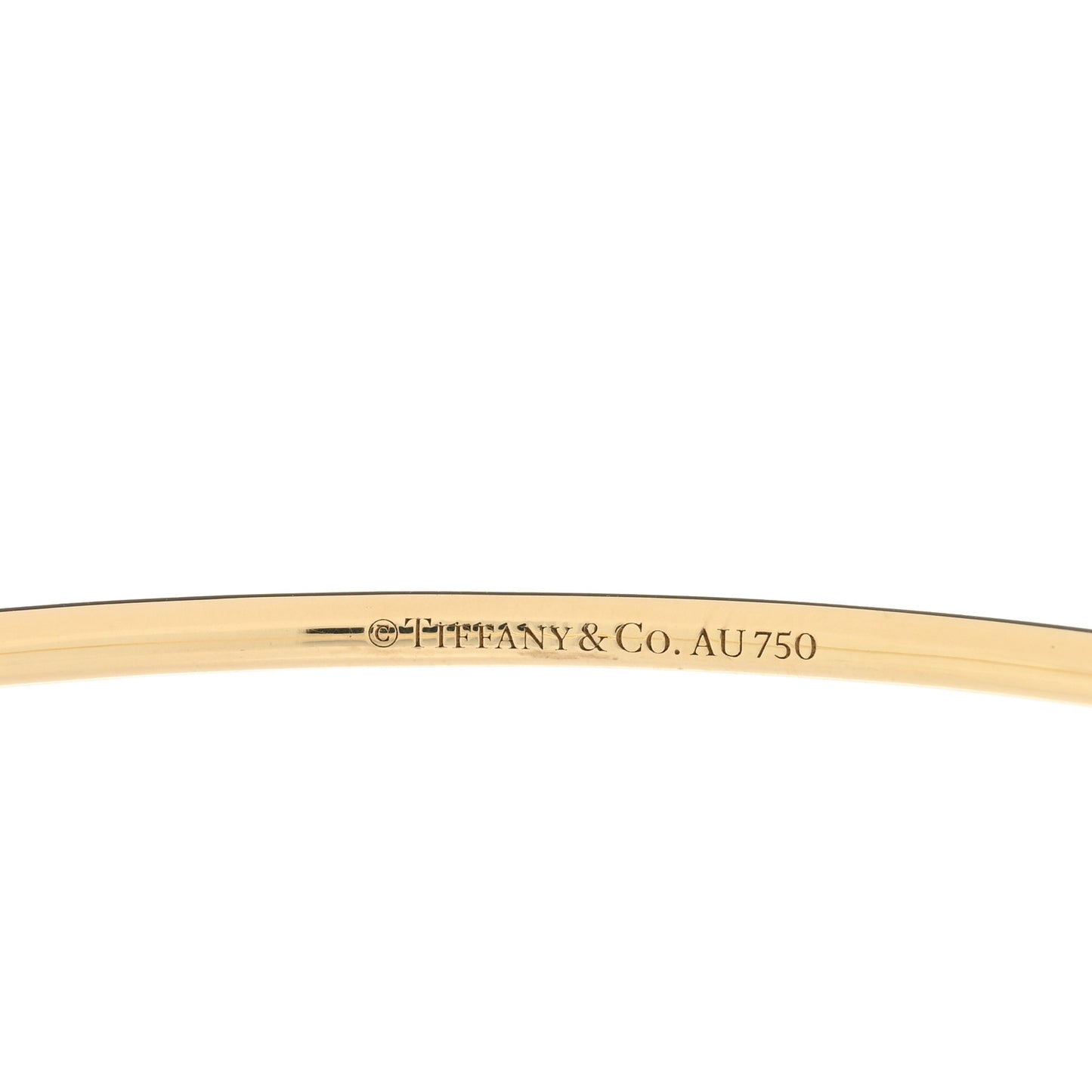 18K Yellow Gold Diamond Metro Hinged Bangle Bracelet