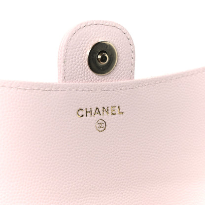Chanel Caviar Quilted Flap Phone Holder With Chain Light Pink 8 of 13