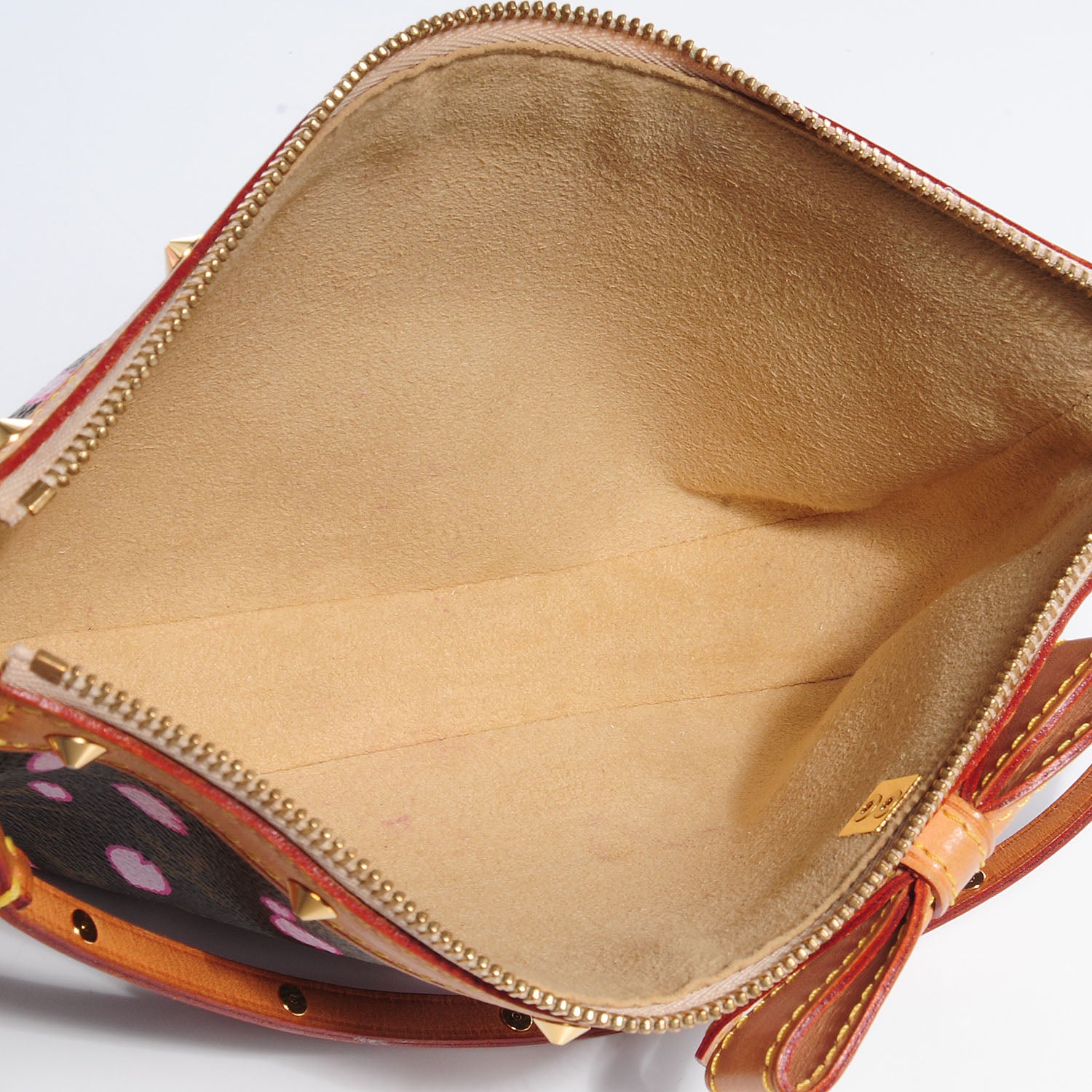 Louis Vuitton Monogram Cherry Blossom Pochette Accessories Brown 5 of 7