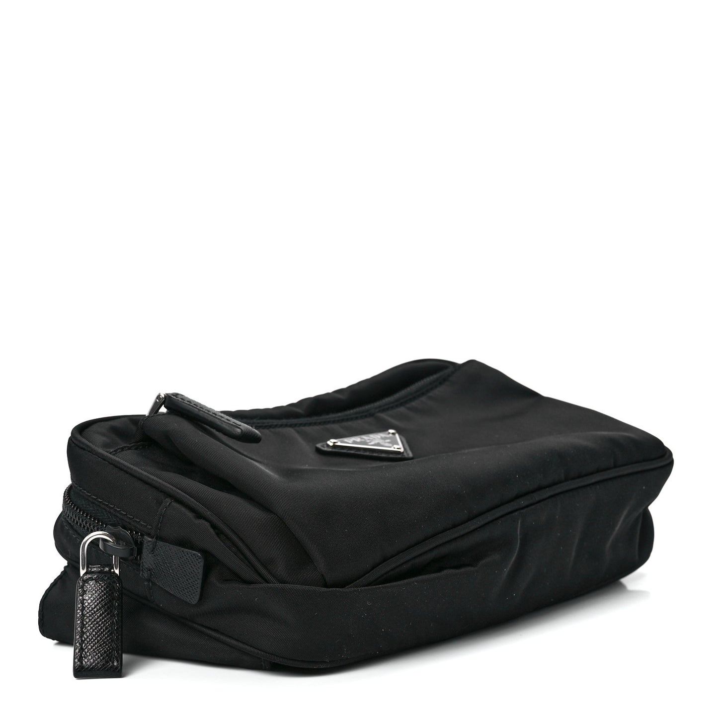 Re-Nylon Saffiano Belt Bag Black
