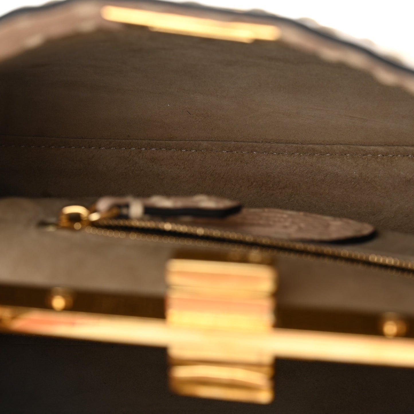 Cuoio Romano Selleria Mini Peekaboo Iconic Satchel Rosa Plaster
