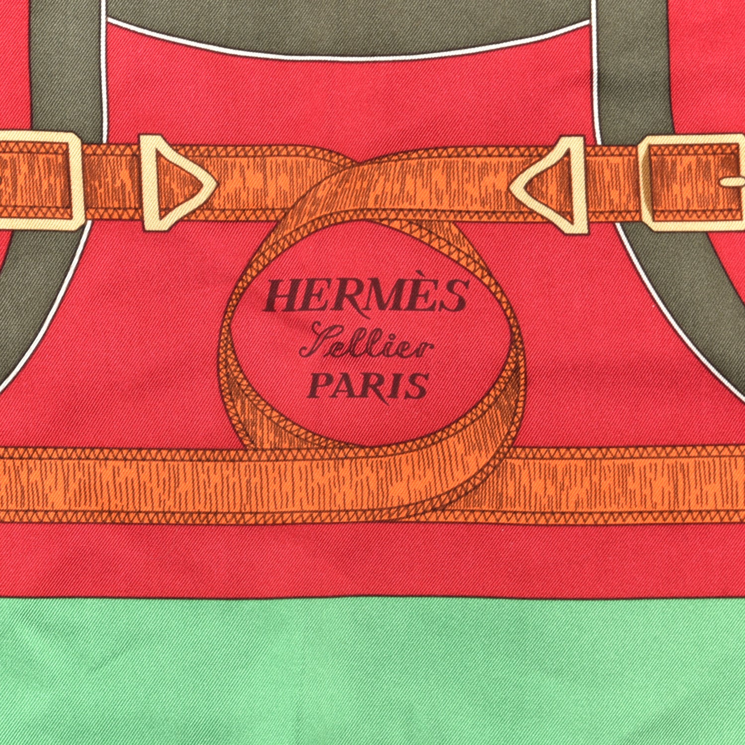 Hermes Silk Eperon D'Or Scarf 90 3 of 4