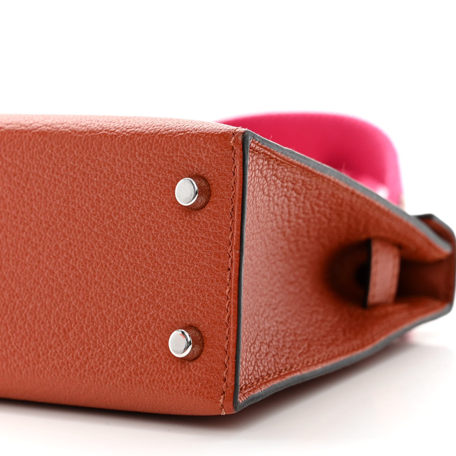 Hermes Chevre Mysore Mini Kelly Sellier 20 Cuivre Rose Mexico 10 of 11