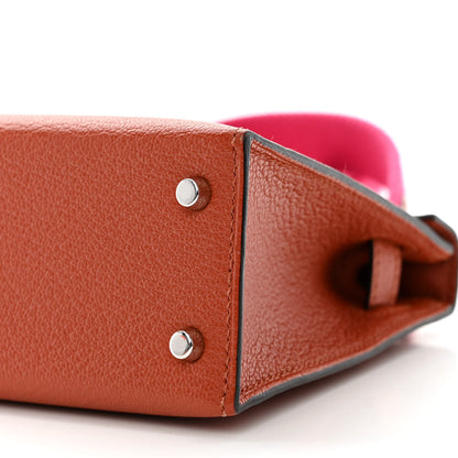 Hermes Chevre Mysore Mini Kelly Sellier 20 Cuivre Rose Mexico 10 of 11