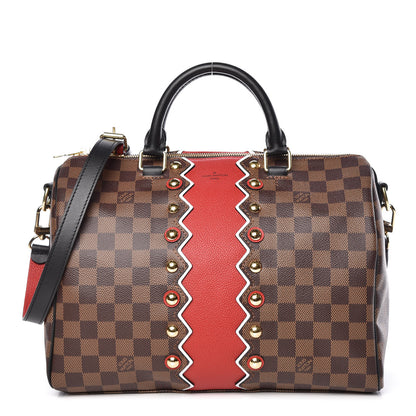 Louis Vuitton Damier Ebene Karakoram Speedy Bandouliere 30 1 of 11