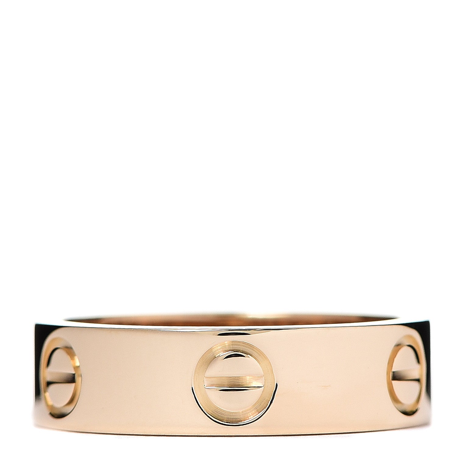 Cartier 18K Yellow Gold 5.5mm LOVE Ring 54 6.75 2 of 3