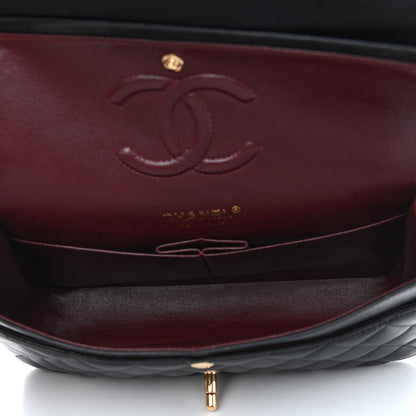 Chanel Lambskin Quilted Medium Double Flap Black 5 of 11