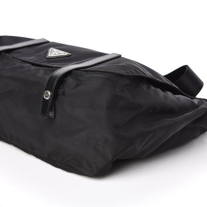 Prada Nylon Vela Messenger Bag Black 10 of 12