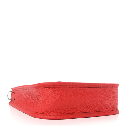 Hermes Taurillon Maurice Flipperball Sangle Evelyne TPM Rouge De Coeur Bleu Frida 4 of 11