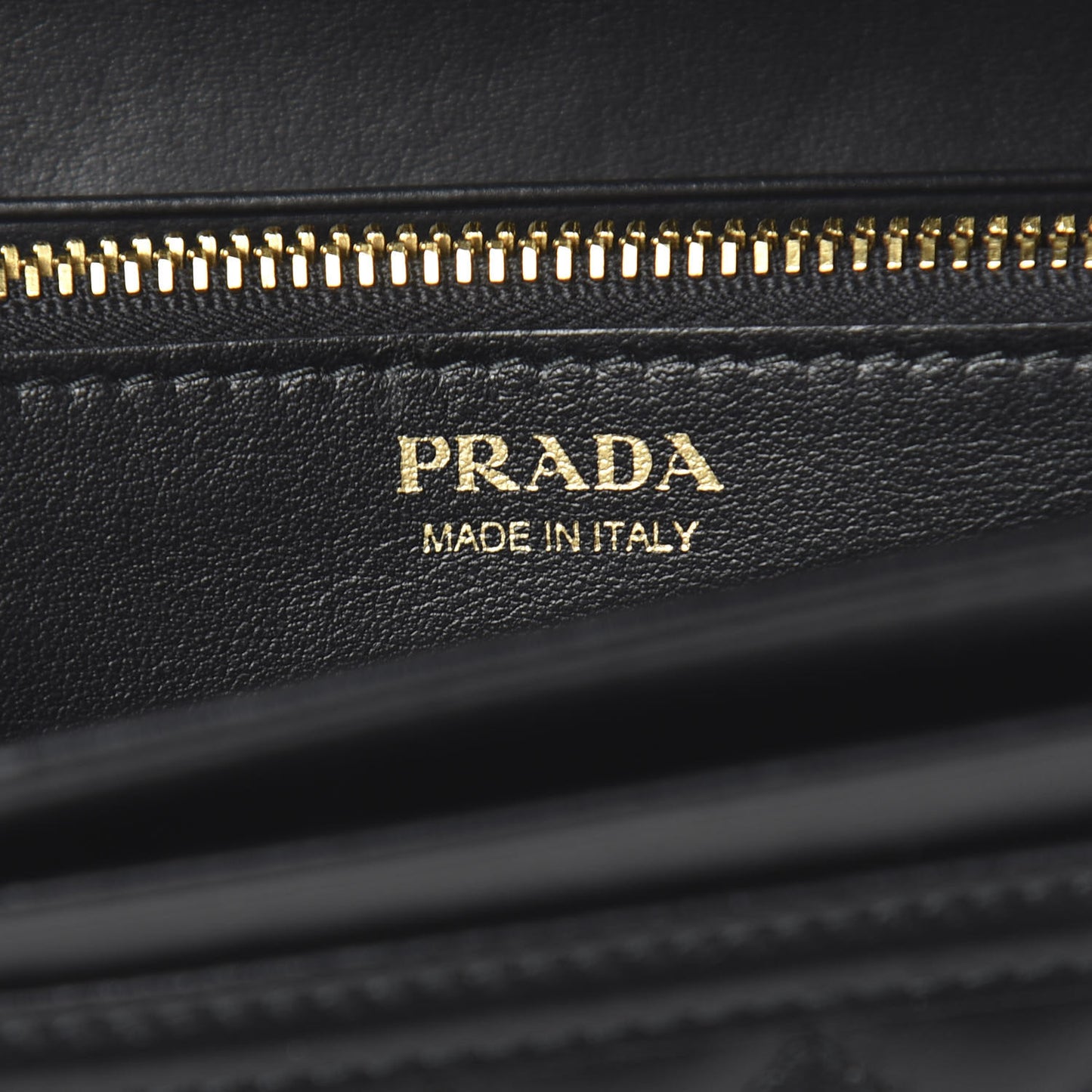 Soft Calf Quilted Continental Flap Wallet Black