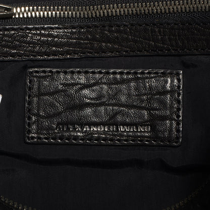 Alexander Wang Pebbled Lambskin Rocco Black with Silver Hardware 6 of 7