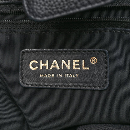 Chanel Calfskin Cerf Executive Shopper Tote Black 6 of 10