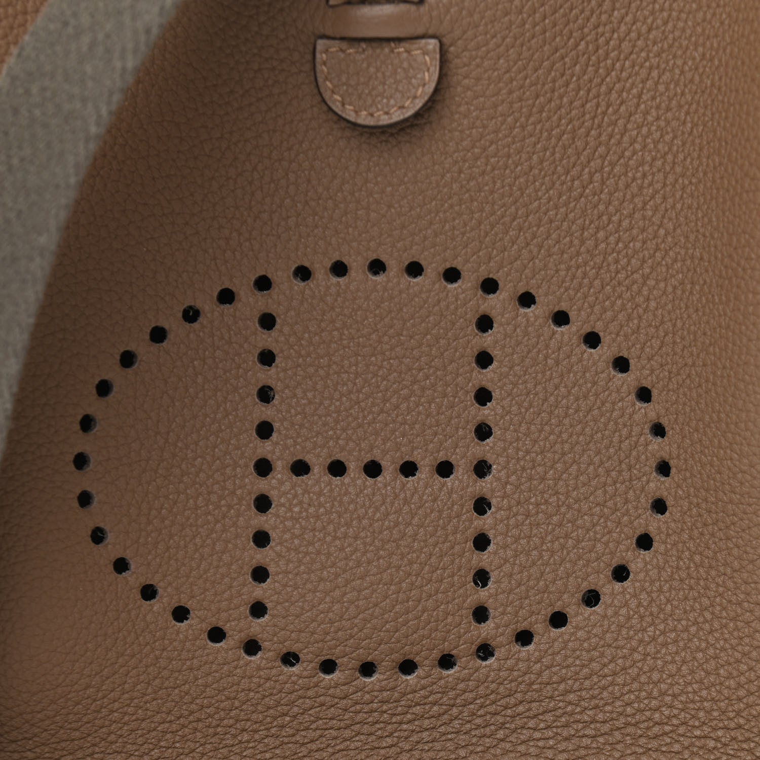 Hermes Taurillon Clemence Amazone Evelyne TPM Etoupe Etain 8 of 13