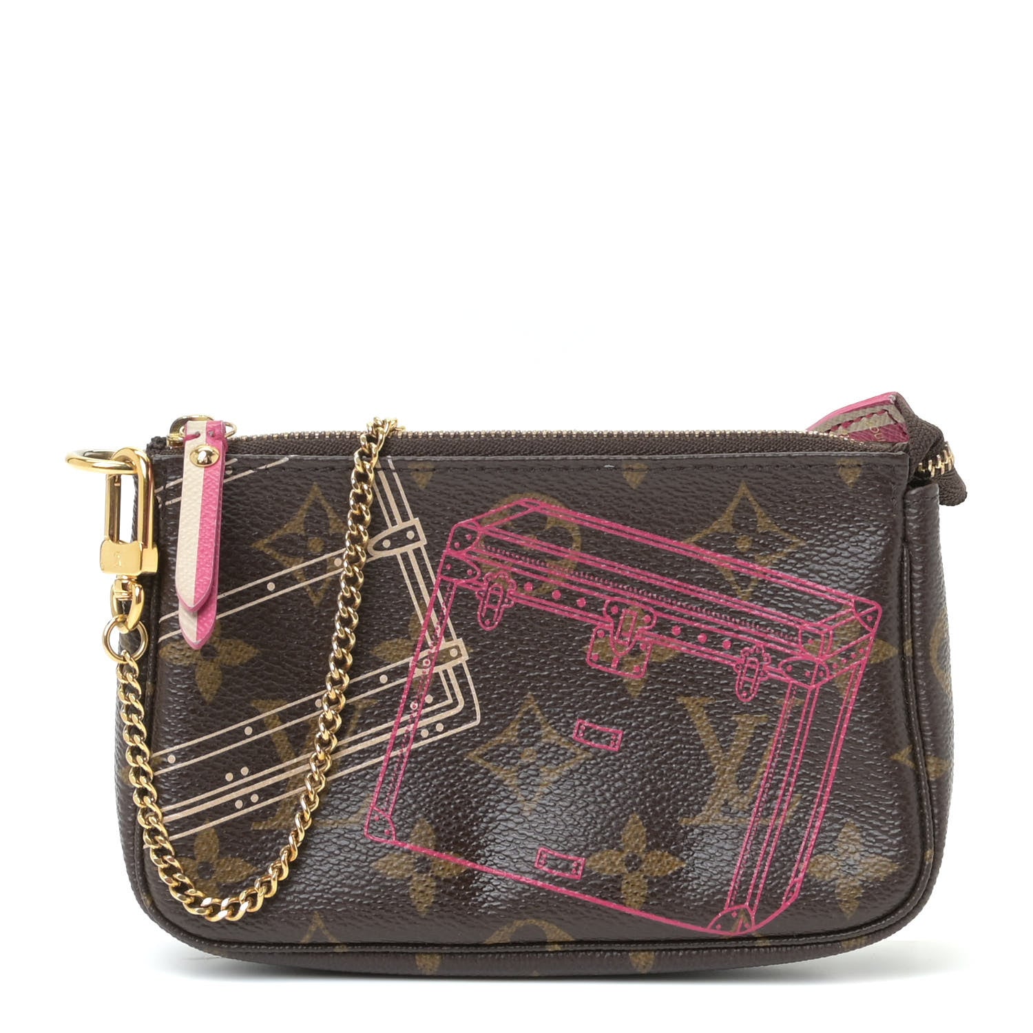Louis Vuitton Monogram 2014 Christmas Animation Mini Pochette Accessories 1 of 9
