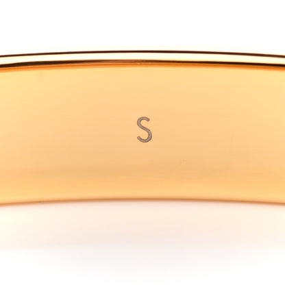 Louis Vuitton Brass Monogram Nanogram Cuff S Gold 4 of 6