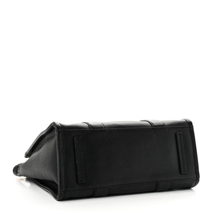 Marc Jacobs Grained Calfskin Medium The Tote Bag Black 4 of 10