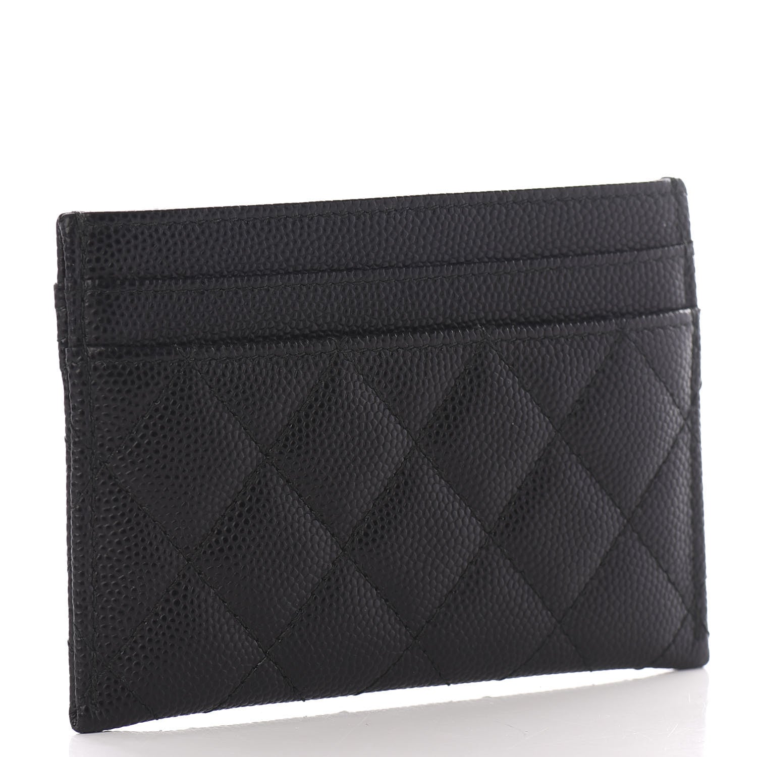 Chanel Caviar Quilted Boy Card Holder Black 2 of 8