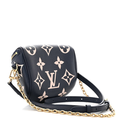 Louis Vuitton Empreinte Monogram Giant Mini By The Pool Bumbag Blue Beige 3 of 9