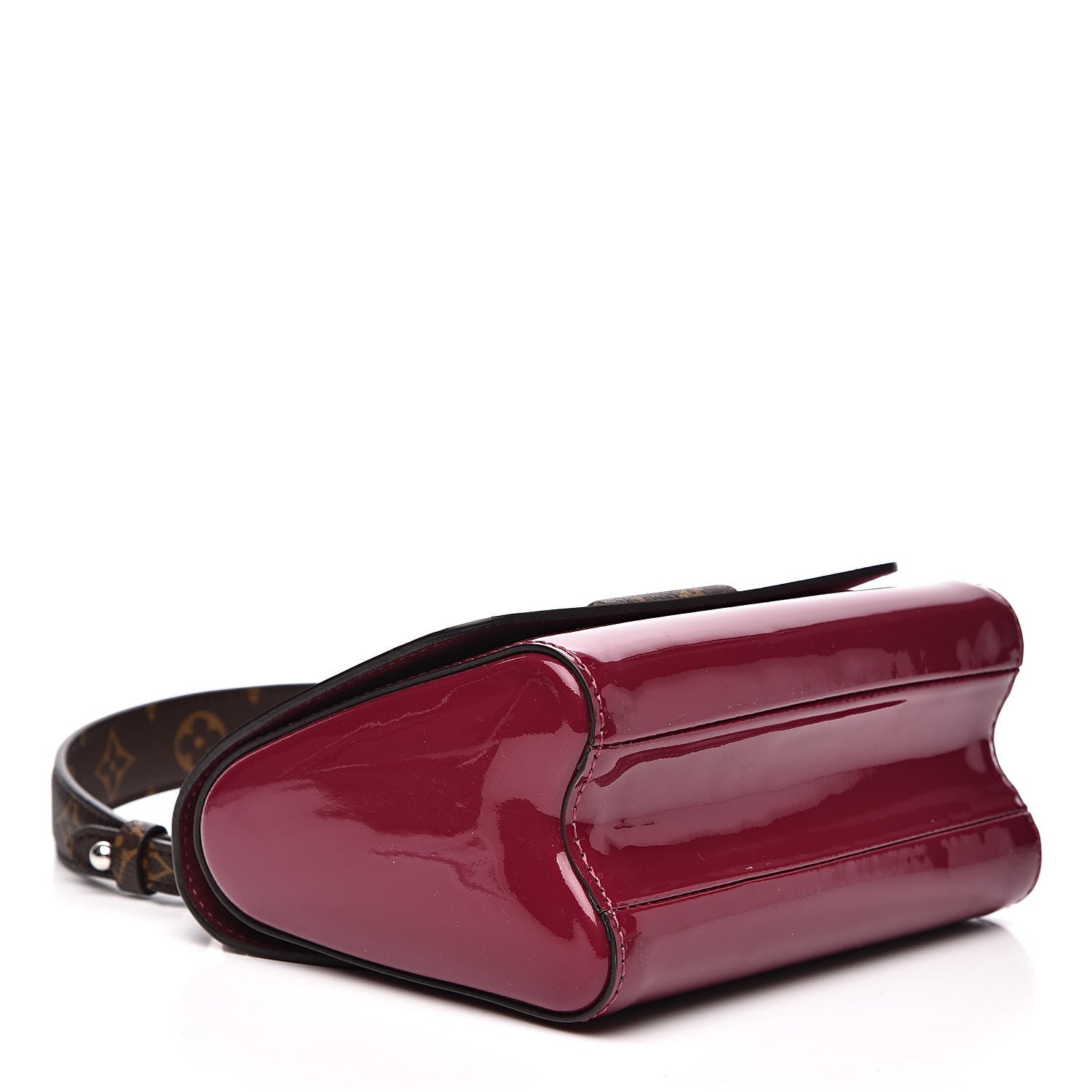 Louis Vuitton Patent Monogram Twist Shoulder Bag PM in Magenta 4 of 10