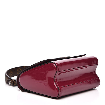 Louis Vuitton Patent Monogram Twist Shoulder Bag PM in Magenta 4 of 10