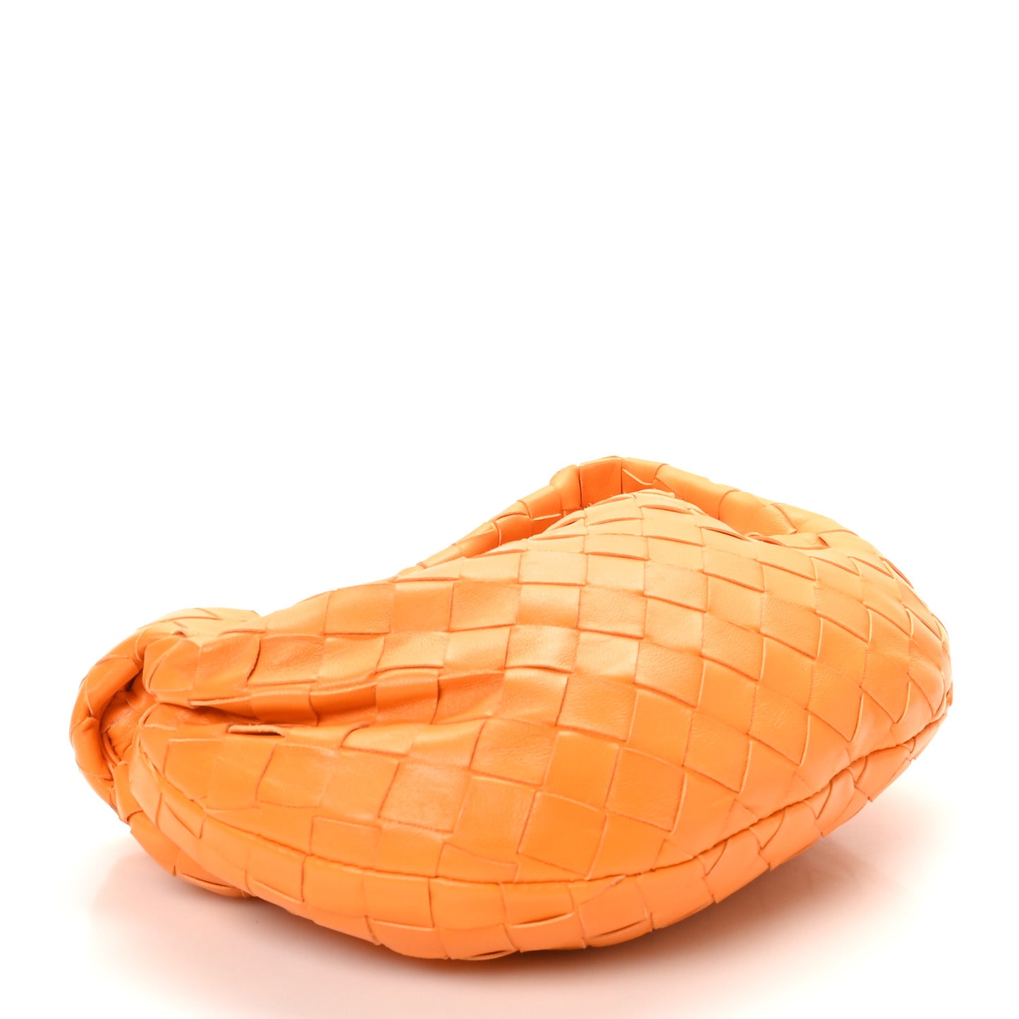 Nappa Intrecciato Mini Jodie Tangerine