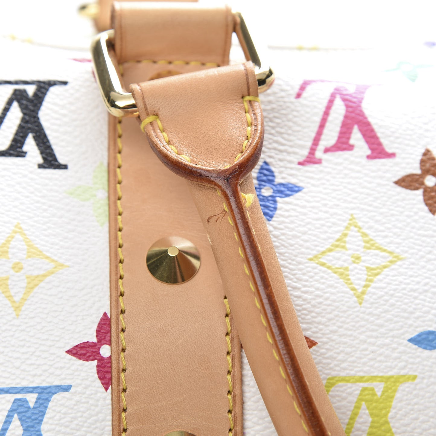 Monogram Multicolor Keepall 45 White