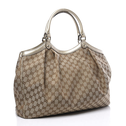 Gucci Monogram Large Sukey Tote Champagne 2 of 10