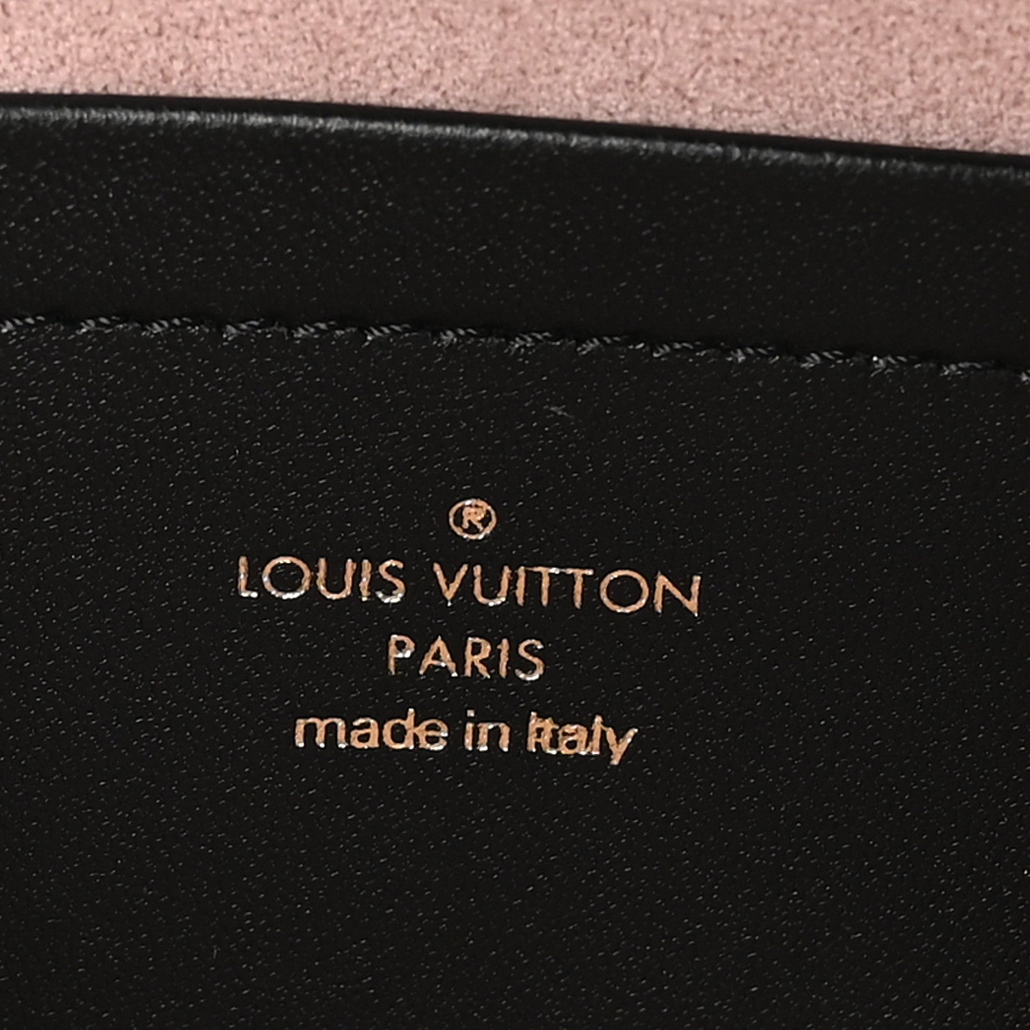 Louis Vuitton Lambskin Embossed Monogram Pochette Coussin Black 6 of 10