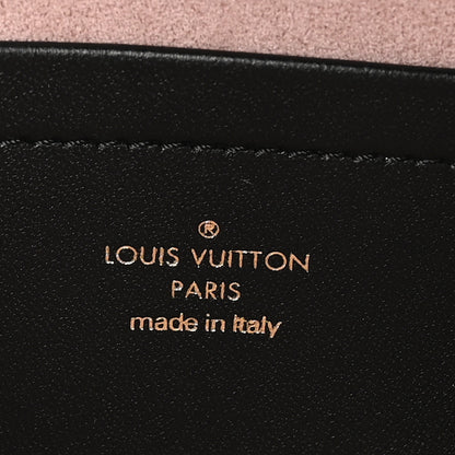 Louis Vuitton Lambskin Embossed Monogram Pochette Coussin Black 6 of 10
