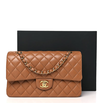Chanel Lambskin Quilted Medium Double Flap Brown 11 of 11