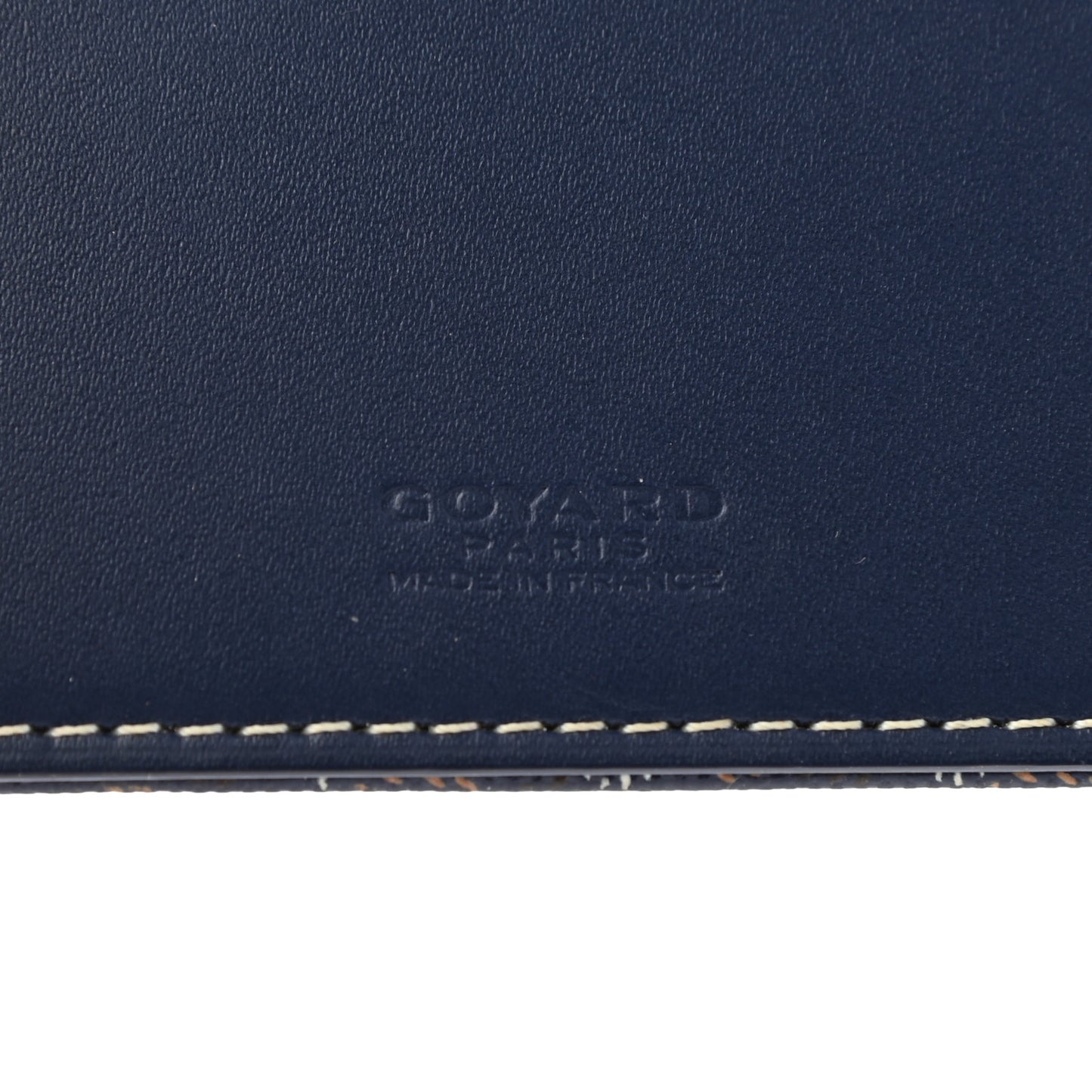 Goyardine Agenda Cover Navy