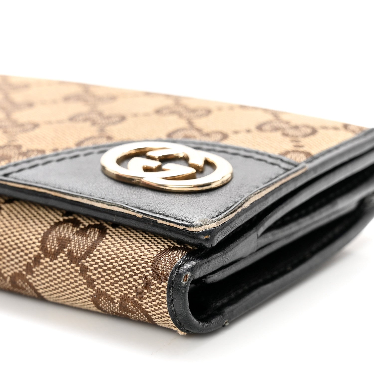 Gucci Monogram New Britt Continental Wallet Dark Brown 9 of 11