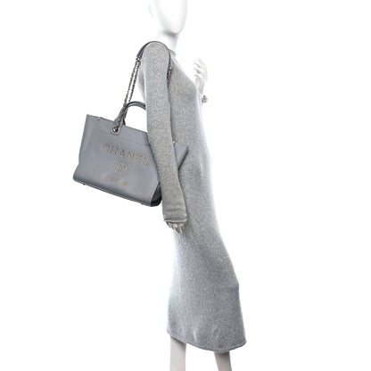 Chanel Caviar Studded Small Deauville Tote Grey 2 of 10