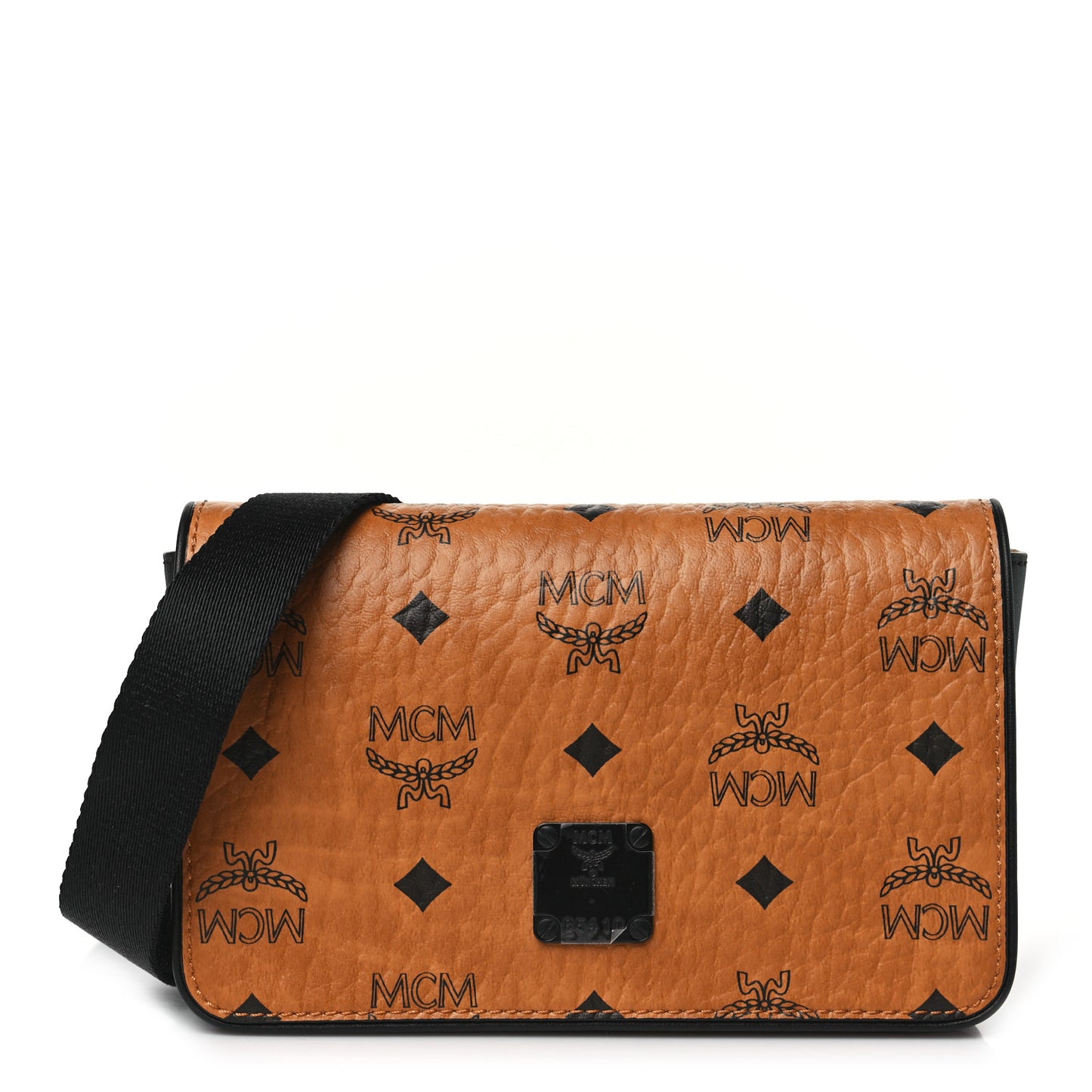 Visetos Monogram Mini Aren Camera Bag Cognac